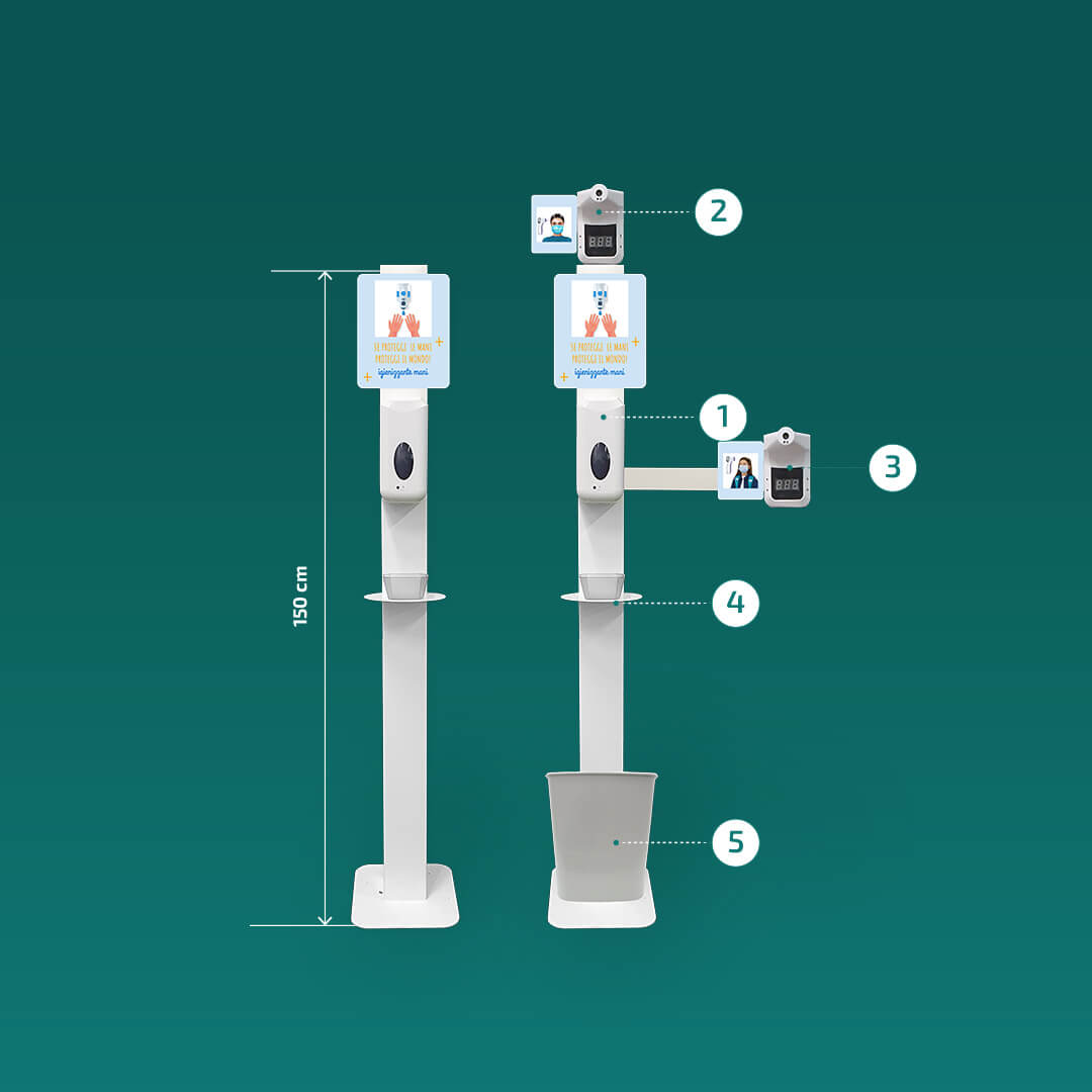 colonnina disinfettante Disi 1